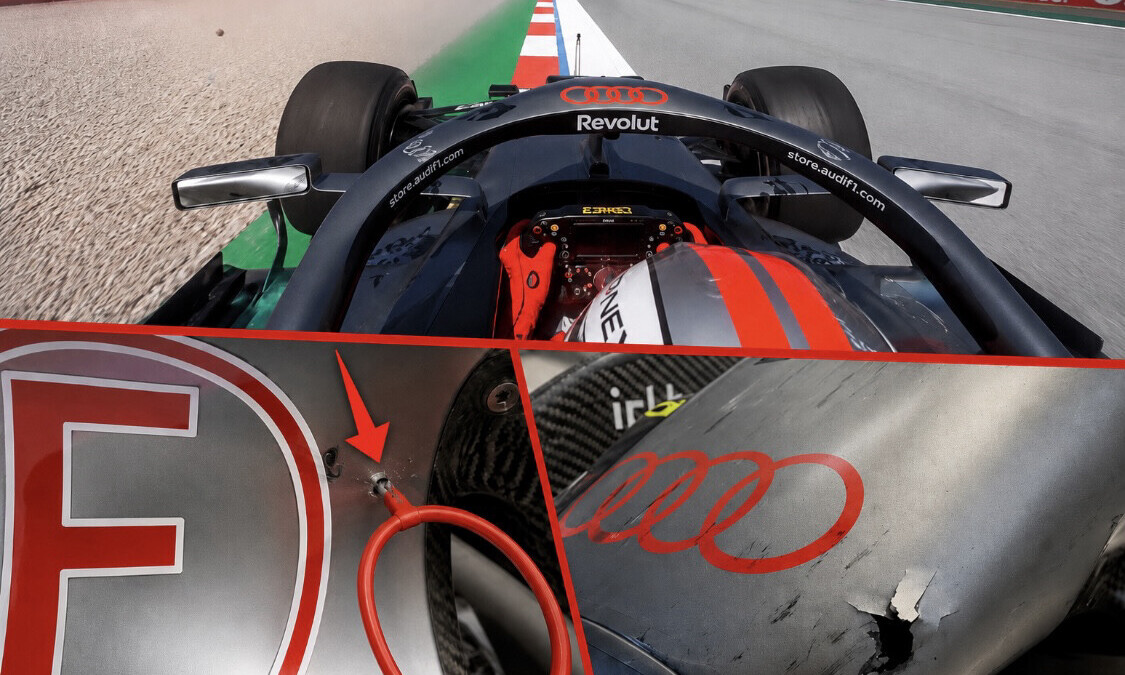 F1 - C’est un caillou qui a éteint l’Audi de Hülkenberg. L’abandon improbable du GP de Barcelone