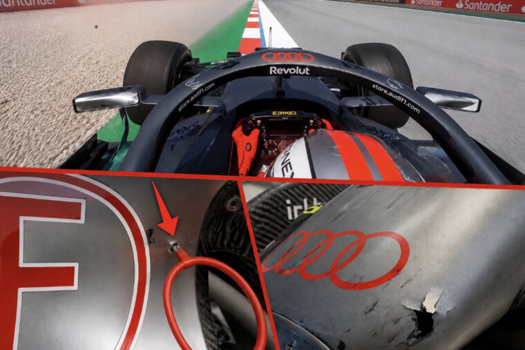 F1 - C’est un caillou qui a éteint l’Audi de Hülkenberg. L’abandon improbable du GP de Barcelone