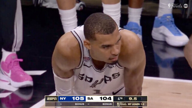 — Finale NBA – «J’ai merdé»: Wembanyama assume sa fin de match ratée après la deuxième défaite face aux Knicks — Finale NBA – «J’ai merdé»: Wembanyama assume sa fin de match ratée après la deuxième défaite face aux Knicks