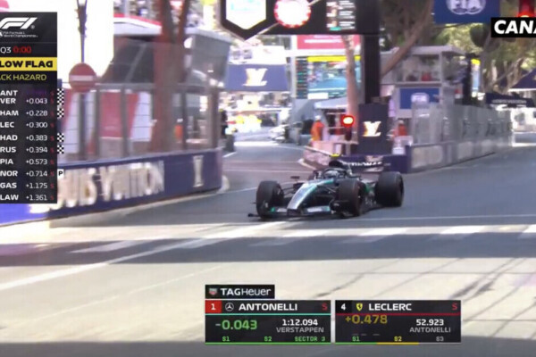 — F1 – Antonelli frappe fort à Monaco et arrache la pole. Leclerc touche le mur et partira quatrième