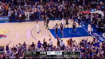 — Finale NBA : les Knicks, menés de 29 points, renversent les Spurs et sont à une victoire du titre (3-1)