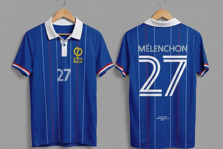 LFI lance un maillot floqué "Mélenchon 27" pour financer sa campagne présidentielle