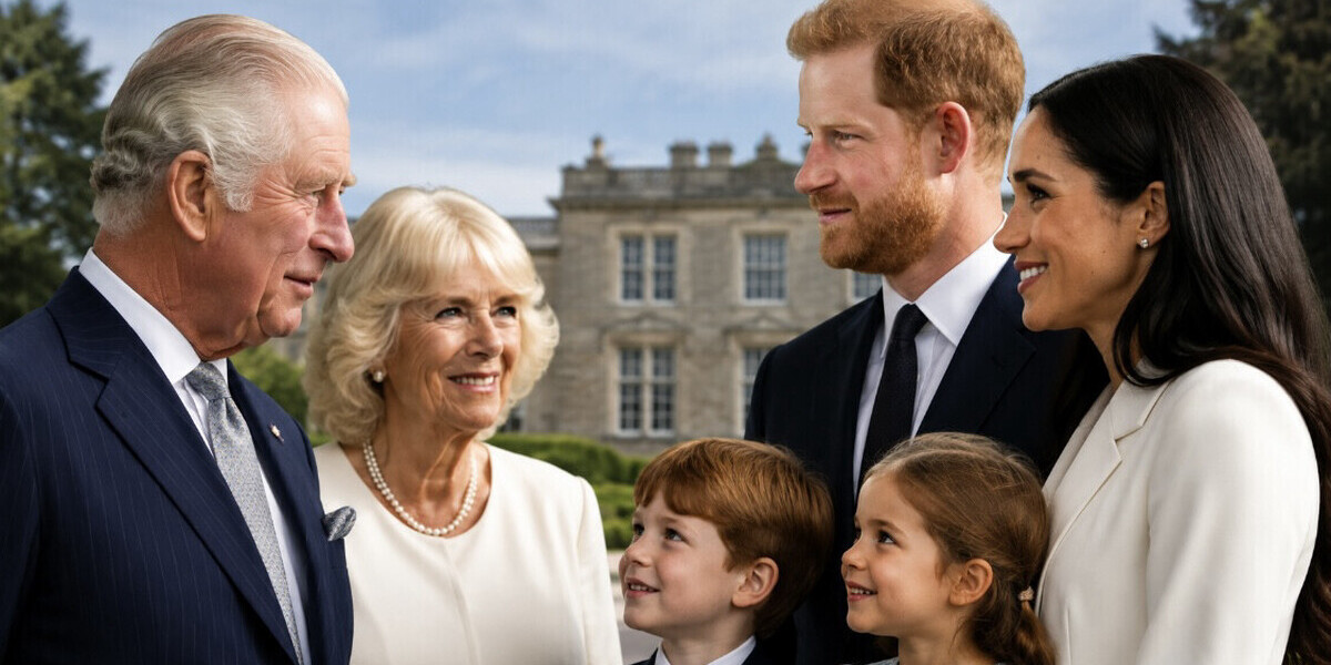 Charles III retrouve Harry, Meghan et leurs enfants : une première depuis 2022 (image d’illustration)