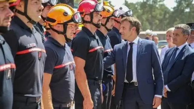 Emmanuel Macron attendu ce lundi en Gironde pour soutenir les forces mobilisées face aux incendies
