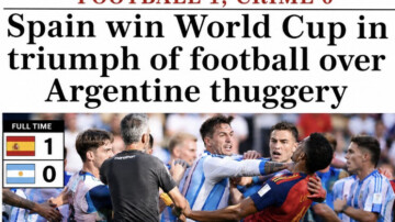 «Football 1, Crime 0» : la presse anglaise étrille l’Argentine après la finale de la Coupe du monde