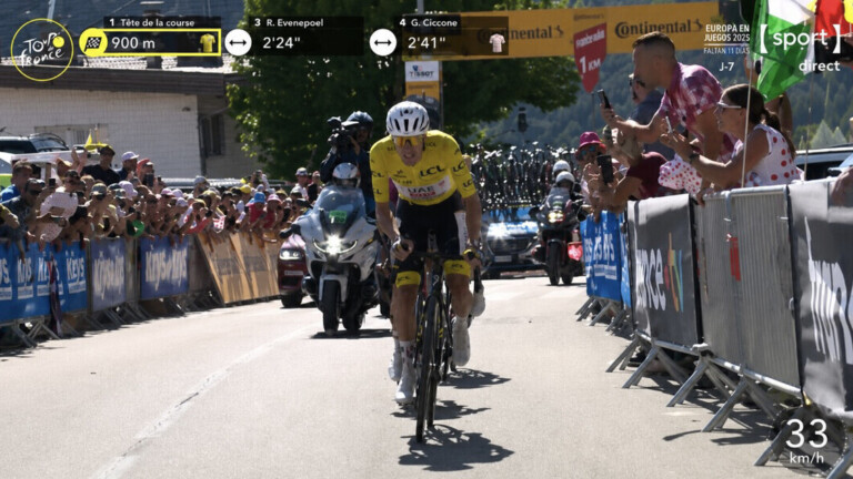 Tour de France : Pogacar triomphe à l’Alpe d’Huez, Martinez frôle la victoire, Seixas reste au pied du podium