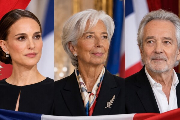 Légion d’honneur du 14 juillet : Natalie Portman chevalier, Christine Lagarde grand officier et Pierre Arditi commandeur