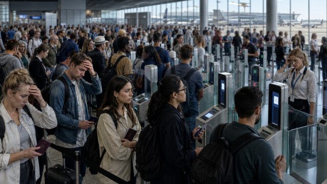 Screenshot Aéroports européens : le nouveau contrôle des passeports fait craindre un été noir
