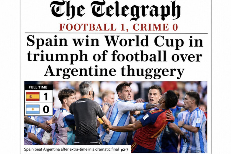 — «Football 1, Crime 0» : là presse anglaise étrille l’Argentine après la finale de la Coupe du monde
