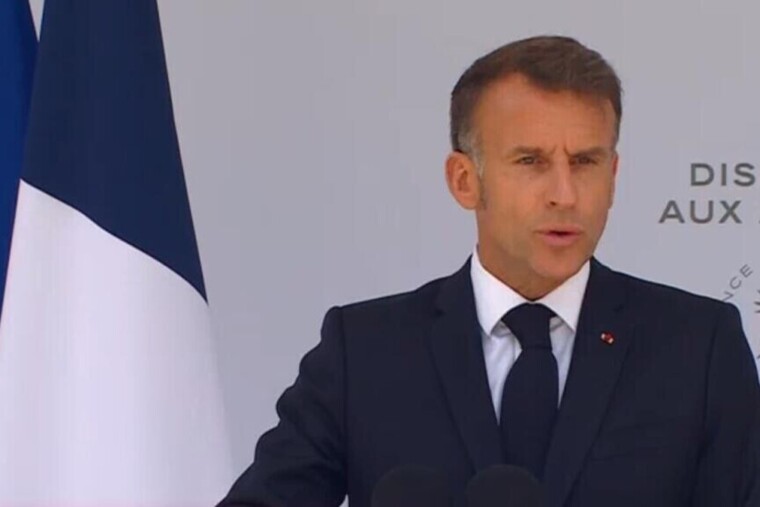 La France est prête à défendre « la liberté et le droit, au prix du sang s’il le faut », déclare Emmanuel Macron