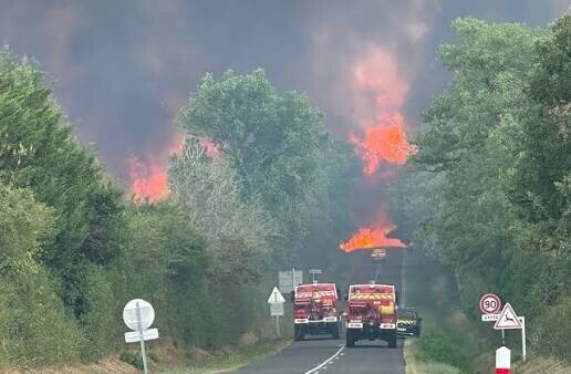 Haute-Vienne : un incendie d'une ampleur inédite ravage Magnac-Laval, les secours toujours mobilisés