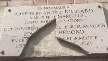 Une plaque de Justes vandalisée à Paris avant la commémoration du Vel d’Hiv