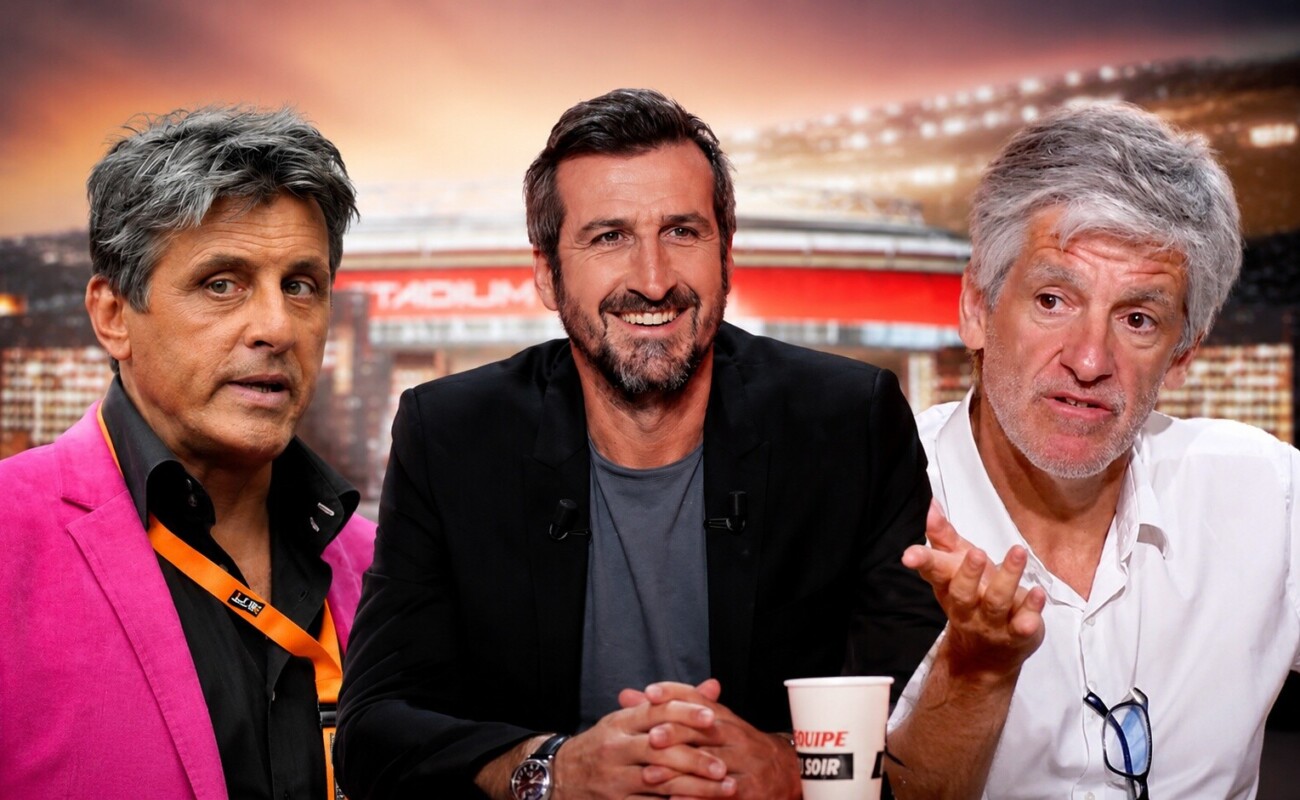 L'Équipe du soir : Johan Micoud, Éric Blanc et Régis Testelin quittent le talk d'Olivier Ménard