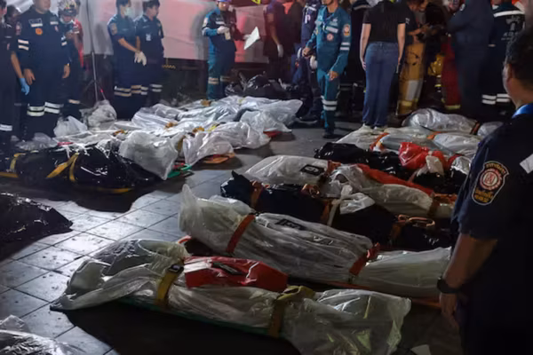 Thaïlande : un incendie meurtrier dans un pub de Bangkok fait au moins 27 morts