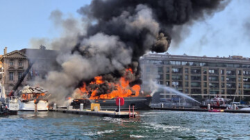 Un feu sur deux bateaux mobilise 150 marins-pompiers dans le Vieux-Port de Marseille