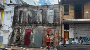 Un immeuble s’effondre à Pointe-à-Pitre : un jeune ouvrier tué et trois personnes blessées