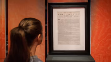 Une rarissime Déclaration d'indépendance des États-Unis retrouvée dans des archives britanniques