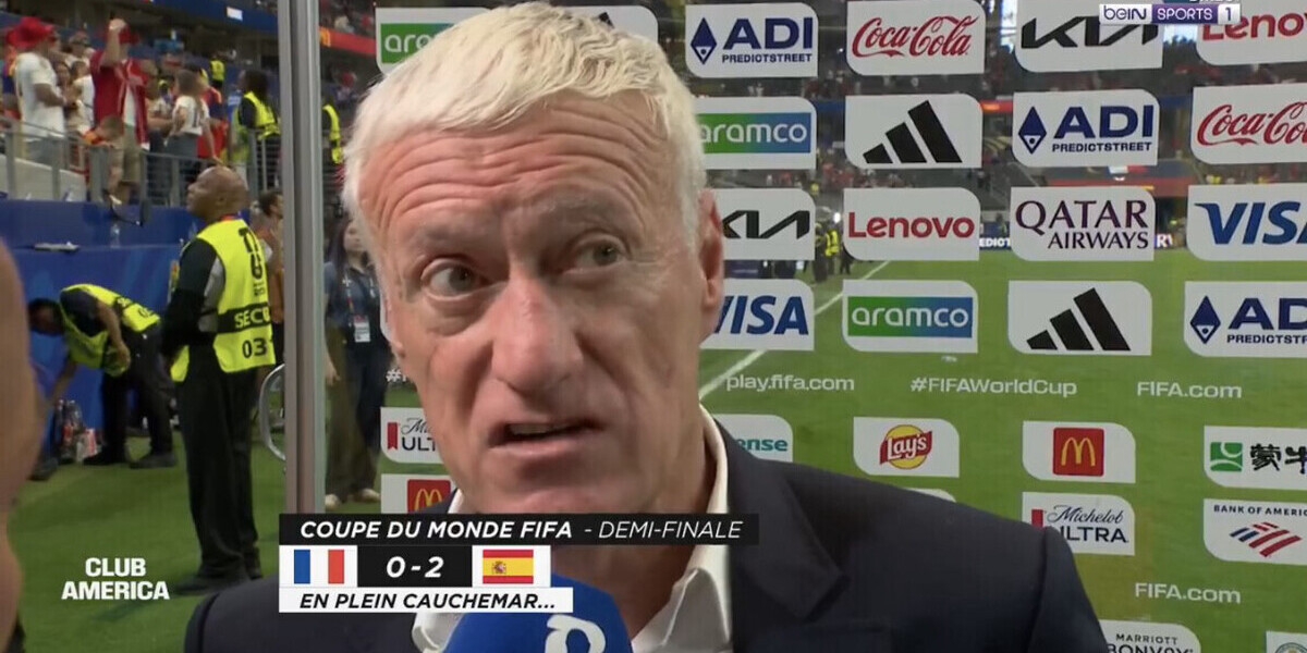 — Didier Deschamps mauvais perdant: «Est-ce que l’arbitre a le niveau pour une demi-finale de Coupe du monde?»
