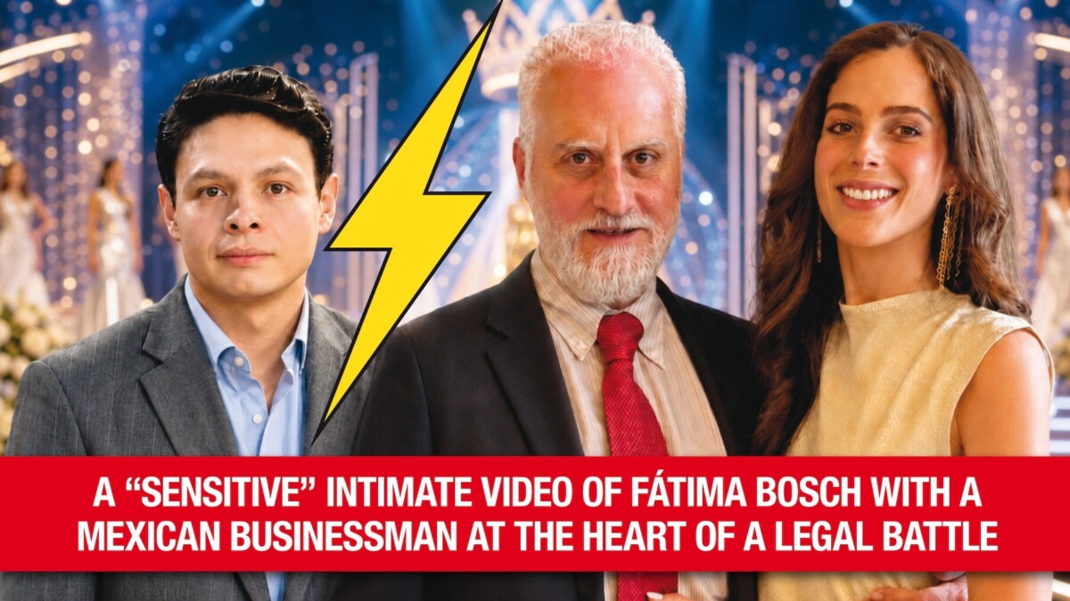 Miss Universe: A "sensitive" intimate video of Fátima Bosch with a Mexican businessman sparks a legal battle