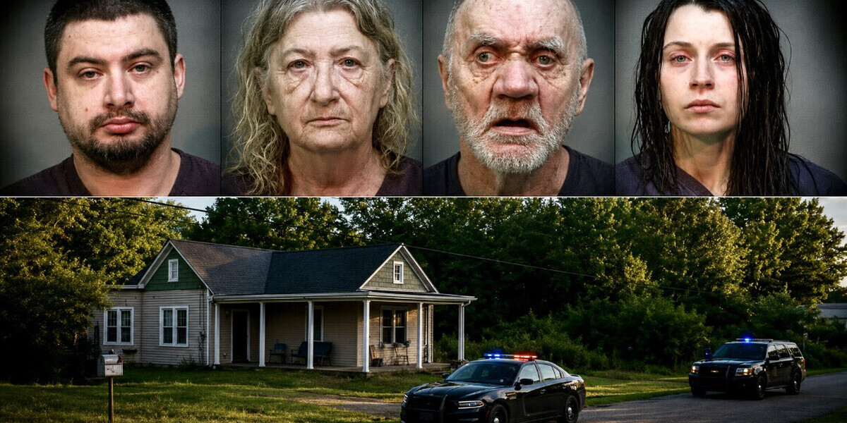 La maison de l’horreur : 16 enfants retrouvés dans une maison insalubre en Ohio, quatre membres d’une même famille arrêtés
