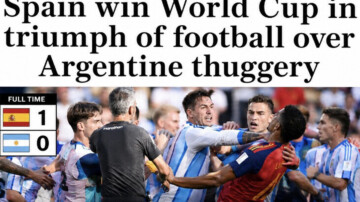 «Football 1, Crime 0» : la presse anglaise étrille l’Argentine après la finale de la Coupe du monde