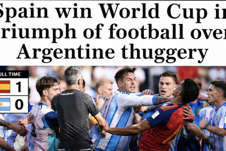 «Football 1, Crime 0» : la presse anglaise étrille l’Argentine après la finale de la Coupe du monde