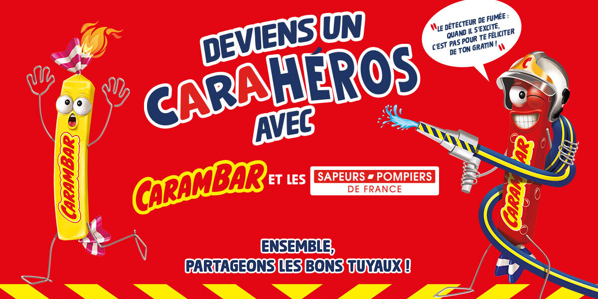 Carambar remplace ses blagues par des messages des pompiers : une campagne pour prévenir les accidents de l’été