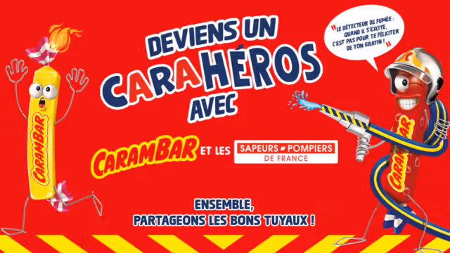 Carambar remplace ses blagues par des messages des pompiers : une campagne pour prévenir les accidents de l’été