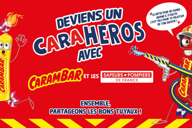 Carambar remplace ses blagues par des messages des pompiers : une campagne pour prévenir les accidents de l’été