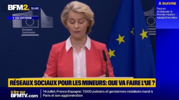 Ursula von der Leyen réclame des restrictions d'âge sur les réseaux sociaux