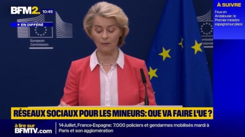Ursula von der Leyen réclame des restrictions d'âge sur les réseaux sociaux