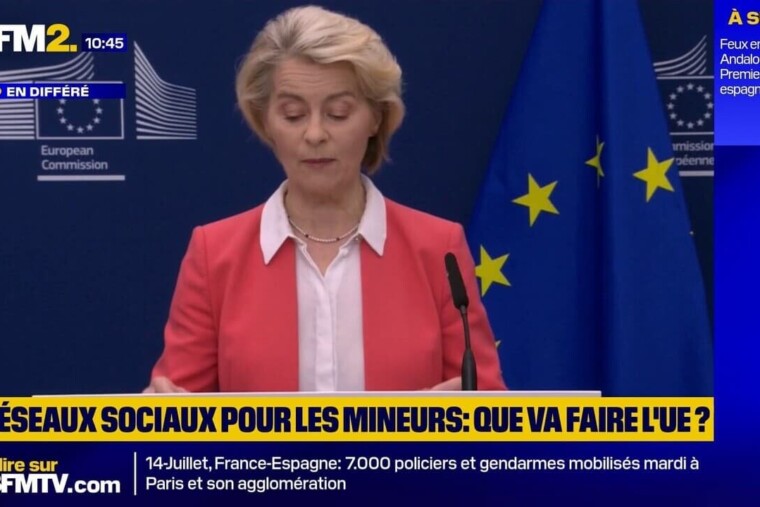 Ursula von der Leyen réclame des restrictions d'âge sur les réseaux sociaux