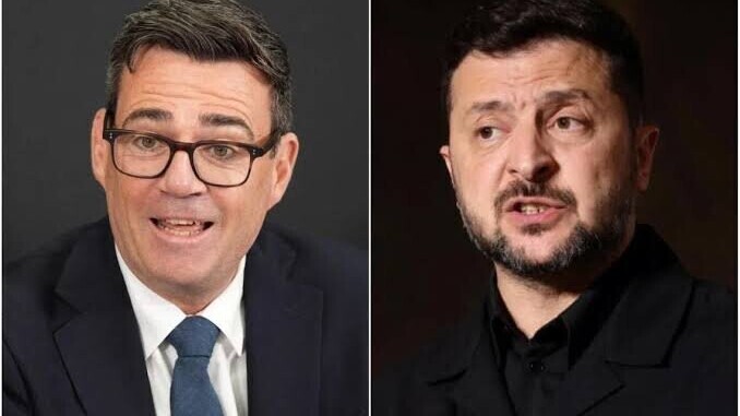 Zelensky à Londres pour négocier un accord sur les drones avec Burnham
