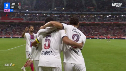 — Lille-PSG: Nach einem 0:2-Rückstand in der 90. Minute sichert sich Paris in der Nachspielzeit den Ausgleich und bringt LOSC zum Schweigen.