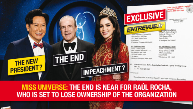 Miss Universe : Fátima Bosch menacée de destitution, son père demanderait à Raúl Rocha de bloquer le transfert des actions déjà vendues à une société malaisienne et d’empêcher Nawat de prendre la présidence jusqu’à Porto Rico