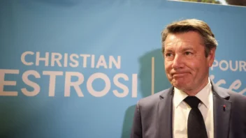 Christian Estrosi percuté par un cycliste professionnel à Megève