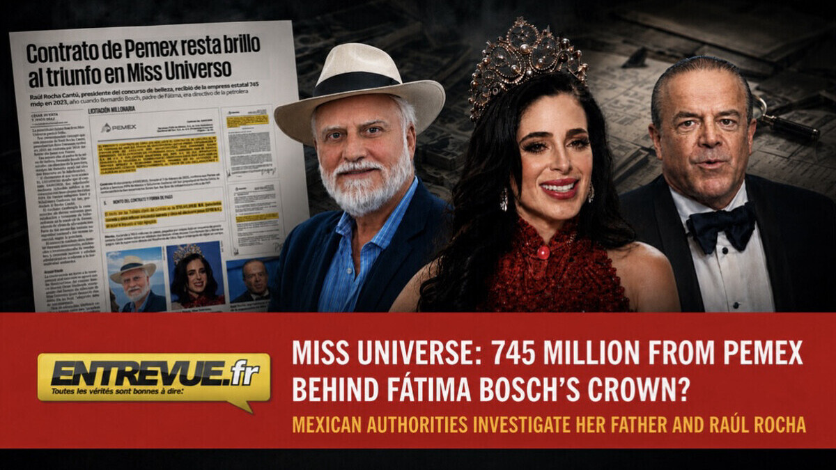 745 millions de Pemex pour la couronne de Fátima Bosch ? La justice mexicaine enquête sur un système de blanchiment entre Raúl Rocha et le père de Miss Univers 2025