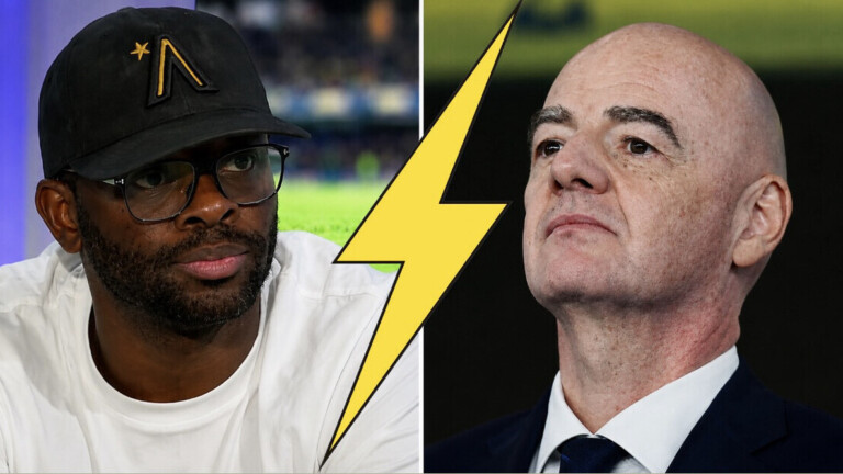 — Louis Saha fracasse Gianni Infantino : «Il ne possède pas le football»
