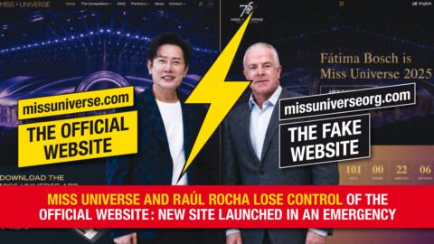Miss Universe et Raúl Rocha perdent le contrôle du site officiel : un nouveau site lancé en urgence