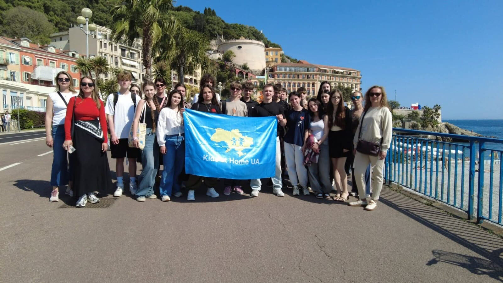 Un groupe d’enfants ukrainiens accueilli à Nice dans le cadre du projet « Des rêves à l’action »