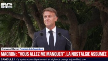 « Vous allez me manquer » : Emmanuel Macron fait ses adieux à Bormes-les-Mimosas