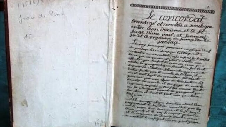 Le 18 août 1516, François Ier prend le contrôle de l'Église de France
