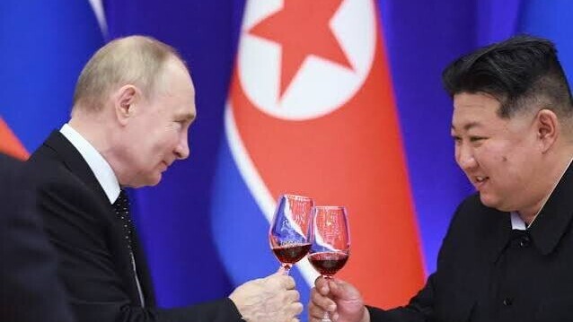 Kim Jong-un et Vladimir Poutine célèbrent leur alliance sur fond de possible nouveau déploiement nord-coréen