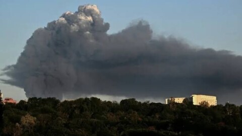 Frappe russe sur un entrepôt près de Kiev, au moins 27 morts