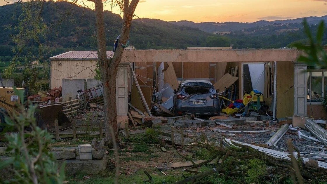 Tornade dans l'Aude : au moins 41 blessés et 300 habitations touchées