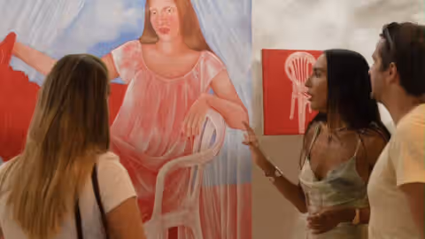 IBIZA : Naj Harfouch investit la InBetween Gallery avec Yulia Zinshtéin, Aidha Badr et Miranda Makaroff