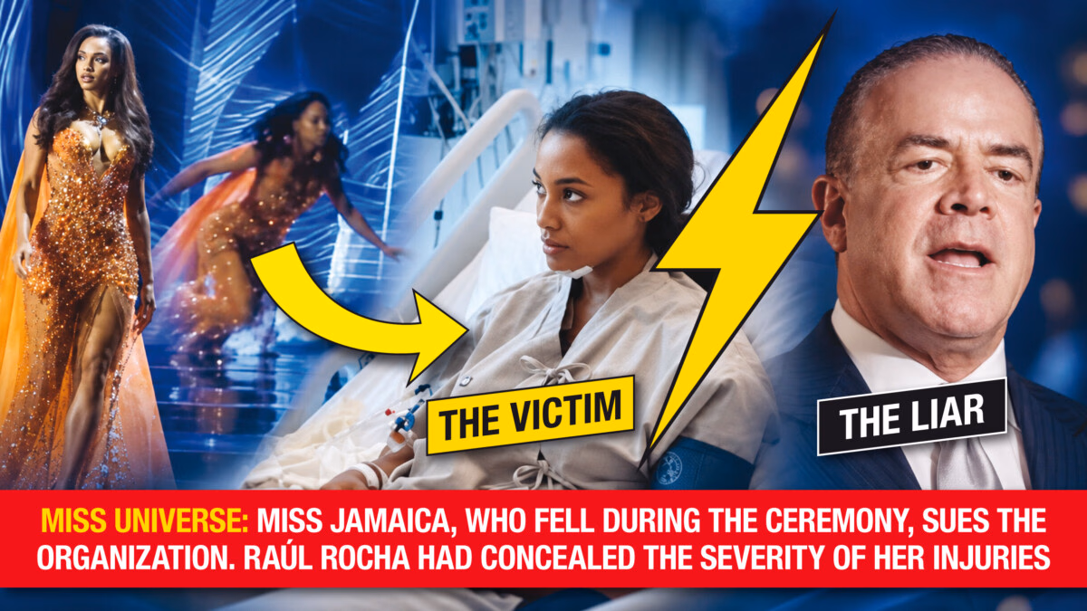 Miss Universe : Miss Jamaïque, qui avait chuté lors de la cérémonie, attaque l’organisation. Raúl Rocha avait menti sur la gravité de ses blessures