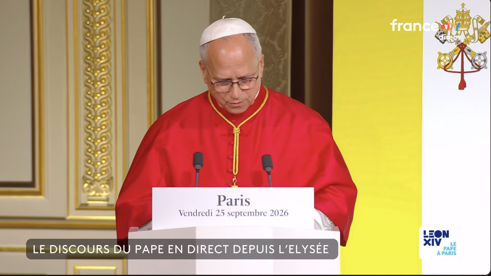 Léon XIV à Paris : un premier discours très politique entre paix, fractures sociales et multilatéralisme