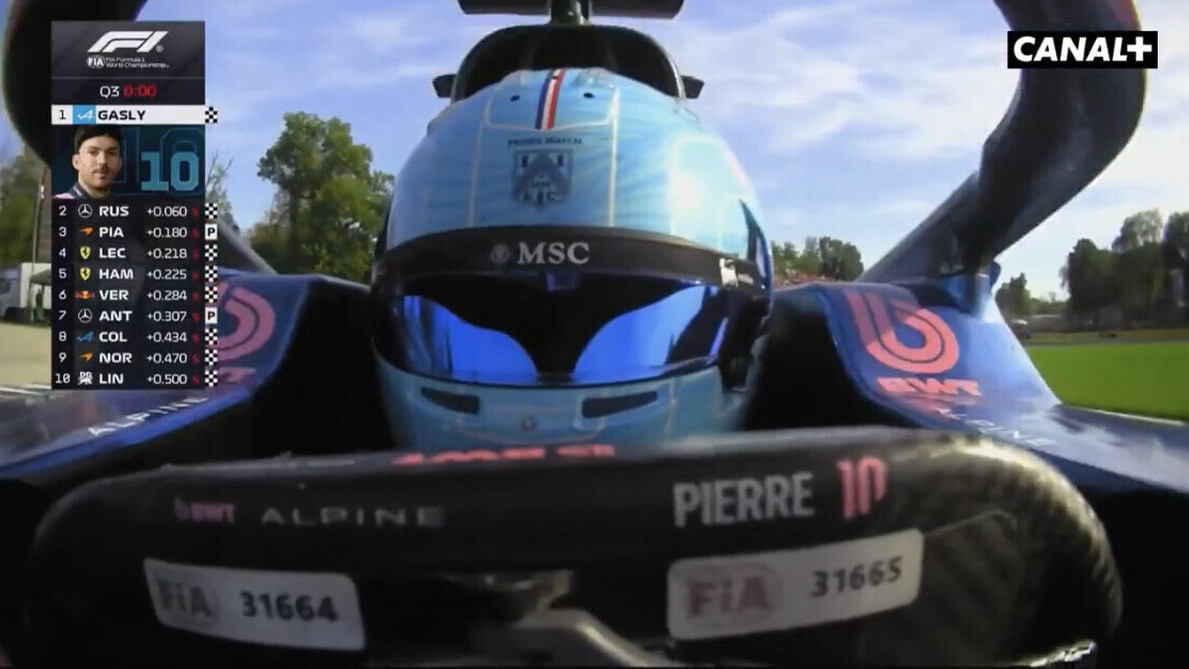F1 : Pierre Gasly crée la sensation à Monza et décroche la première pole position de sa carrière