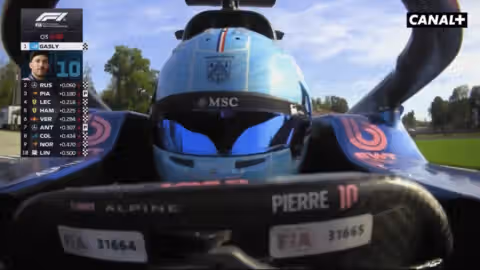 F1 : Pierre Gasly crée la sensation à Monza et décroche la première pole position de sa carrière
